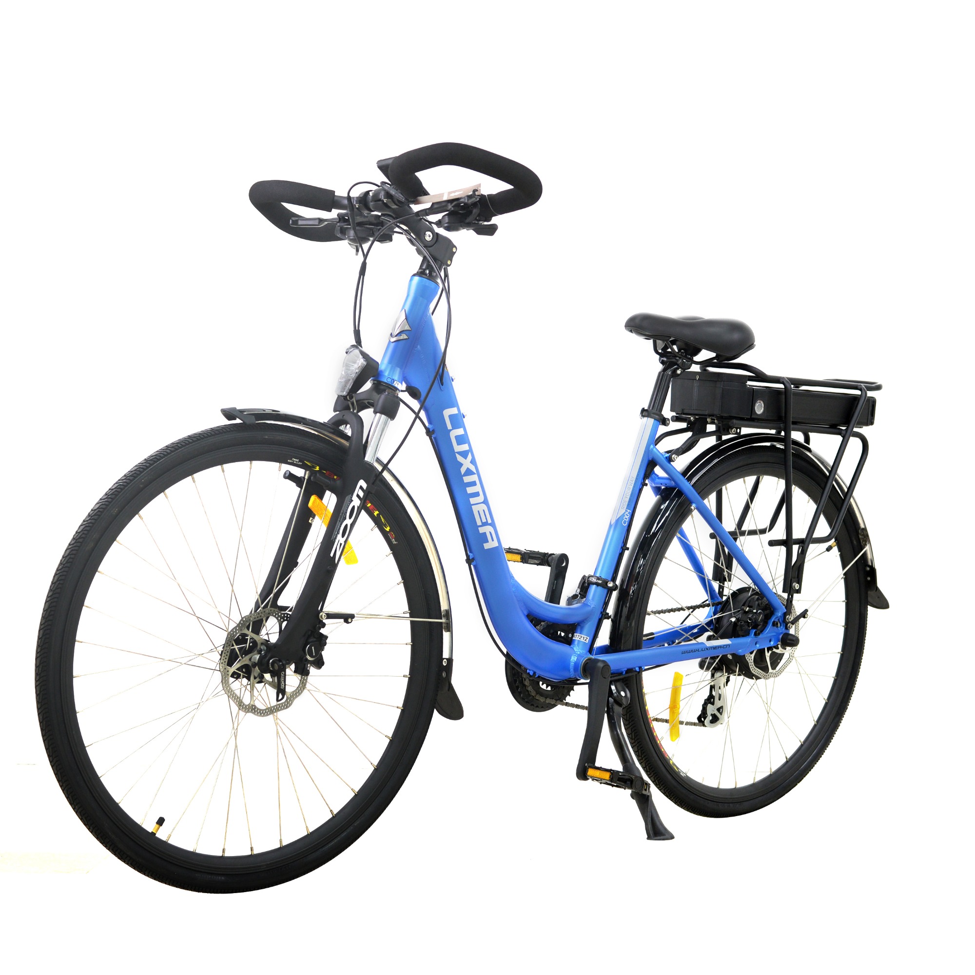 700C Low middle tube electric assisted touring bicycle