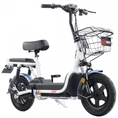 Electric bicycle with pedal 14 inch vacuum tires