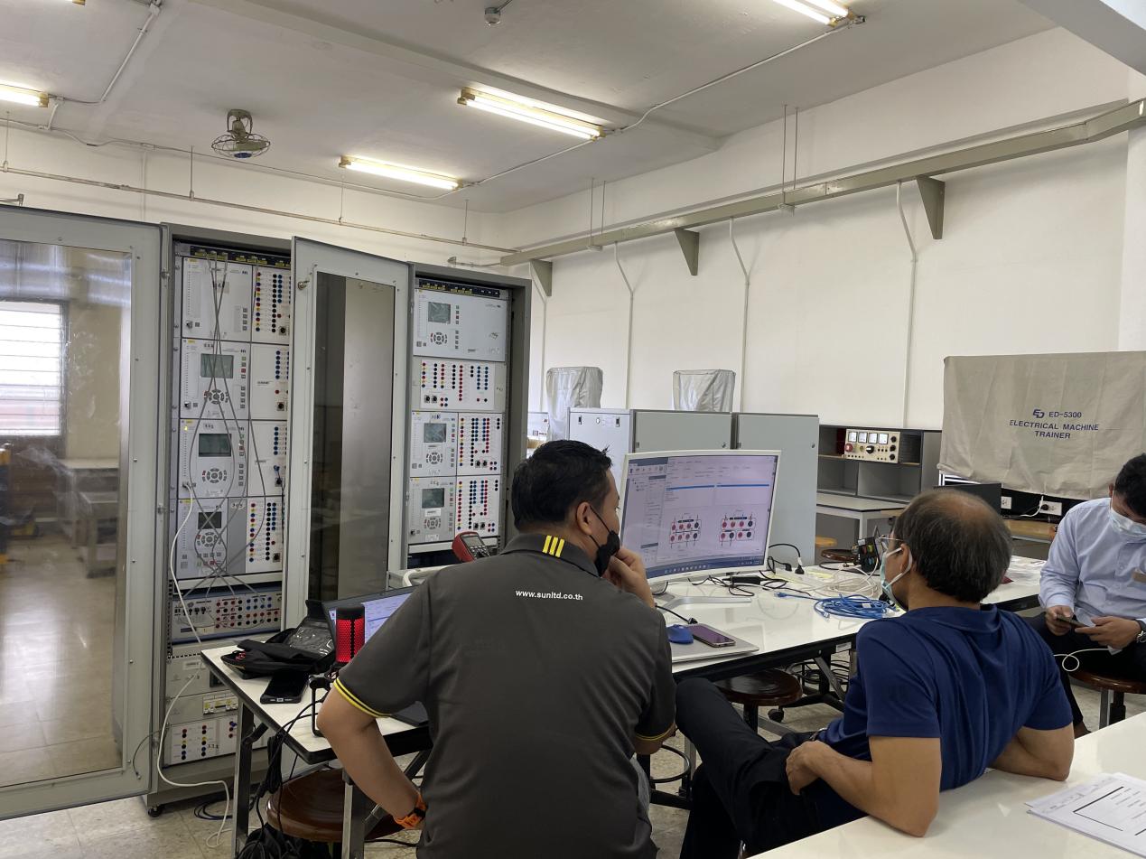 Curso de capacitación de prueba de relés IEC61850 con equipo de prueba de relés K3163i