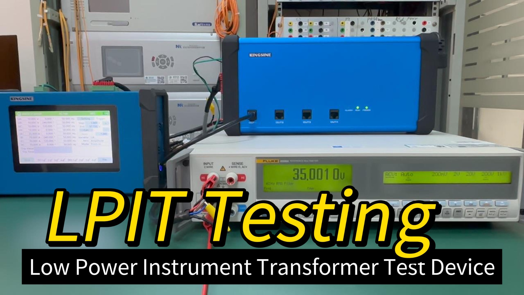LPIT Testing Low Power Instrument Transformer Test Device