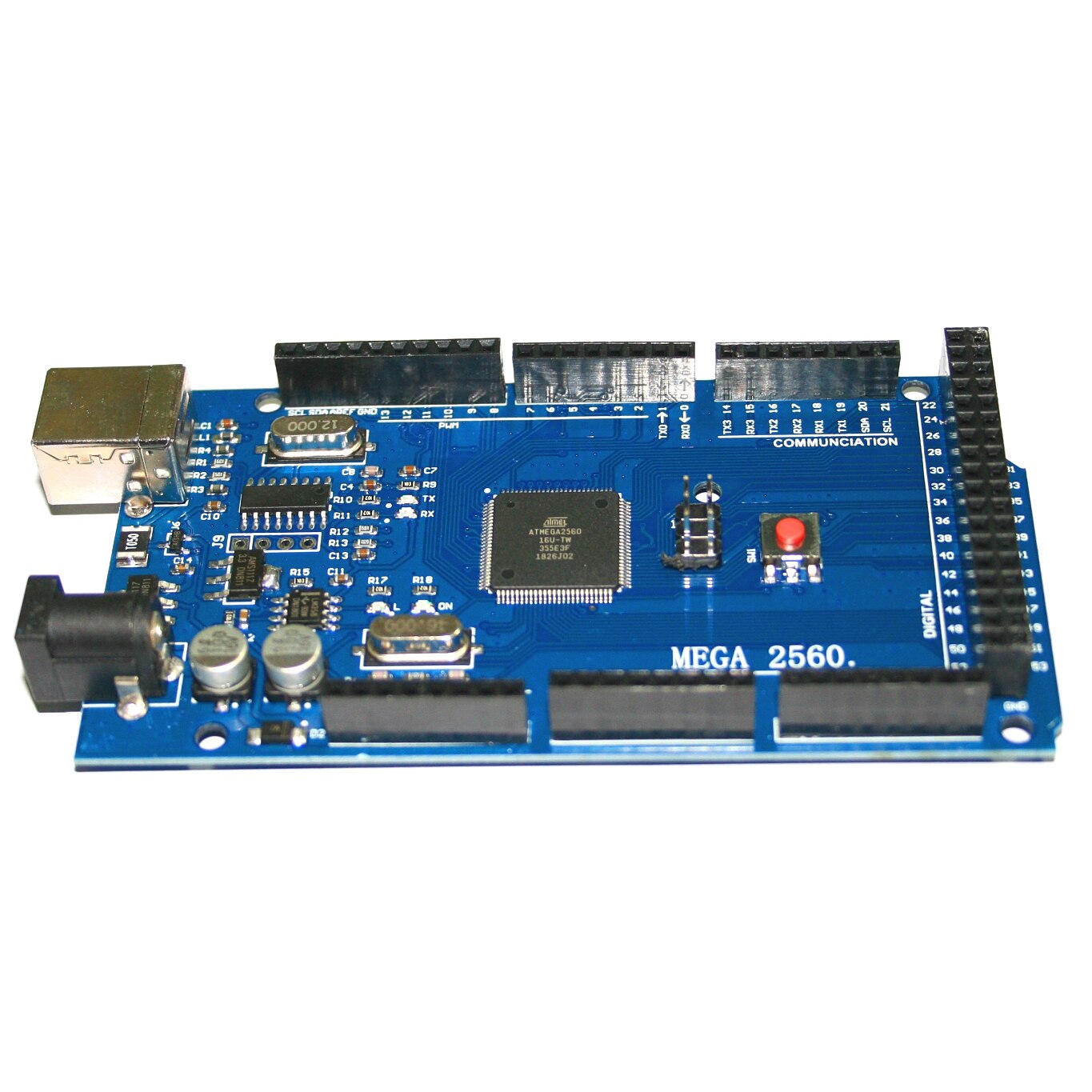 ATmega256016AU Microcontroller Board USB Cable For Arduino MEGA 2560 R3Module 
