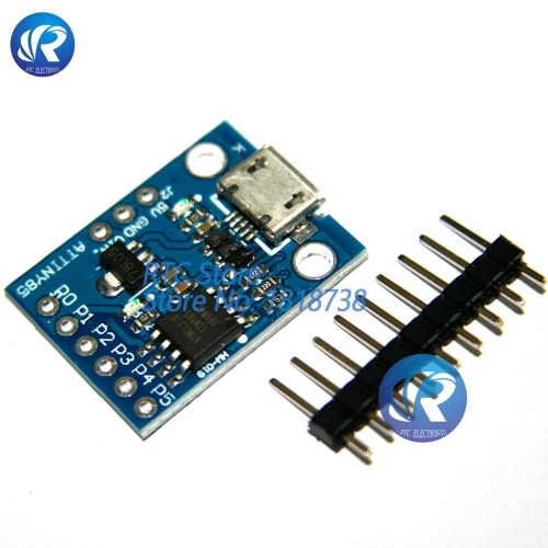1pcs Digispark kickstarter Micro development board ATTINY85 module usb blue