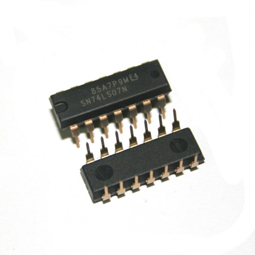 10PCS/LOT 100% NEW SN74LS07N 74LS07 DIP-14 Buffer/Line Driver Chip