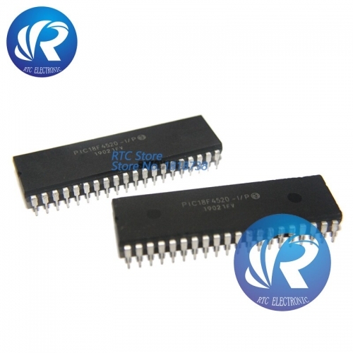 5pcs/lot PIC18F4520-I/P PIC18F4520 4520 MCU 8BIT 32KB FLASH DIP-40