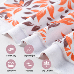 100% Polyester Soft Towel 50*70 Lightweight Swim Towels, Quick Dry Pool Towels with High Absorbency