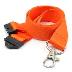 Cheap Plain Flat Polyester lanyards | Stock Colors available
