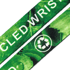 Recycled sublimation wristband