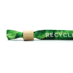 Recycled sublimation wristband