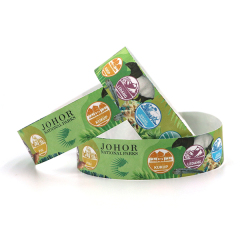 Tyvek Wristbands for event with personalize logo