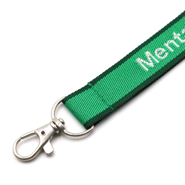 Custom Woven Lanyard With Jacquard Logo