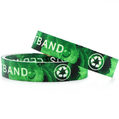 Recycled sublimation wristband