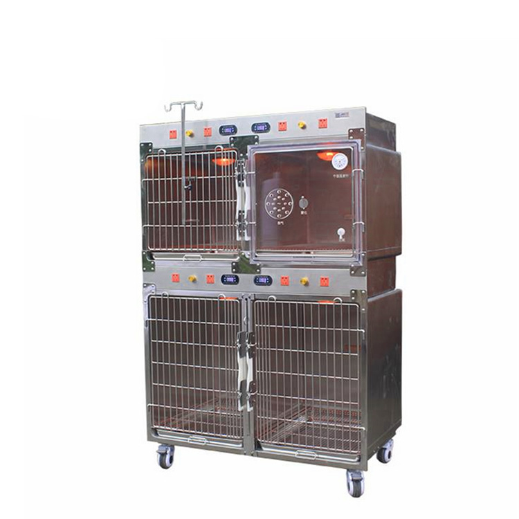Veterinary Warm Light Power Supply Oxygen Cabin Cage
