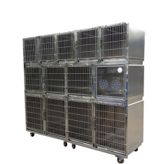 304 Stainless Steel Veterinary Combination Cage
