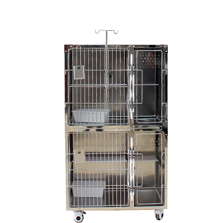 Stainless Steel Veterinary Cat Cage