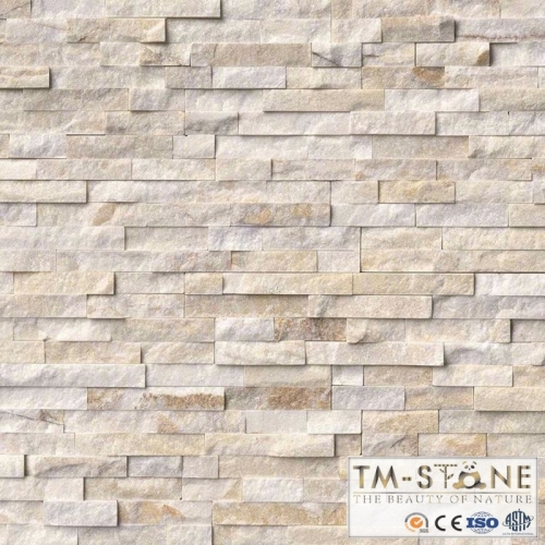 TM-W009 Beige Quartz Wall Stone