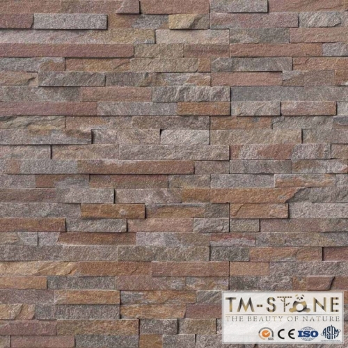 TM-W004 Rusty Quartz Wall Stone