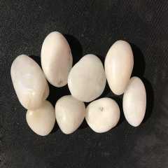 TM-PW010 Polished Pebble In White