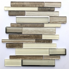 TM-MMS306 Stainless Steel Glass Mosaic