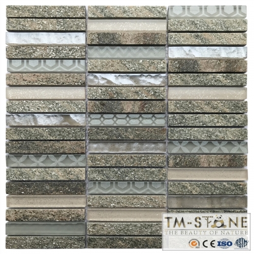 TM-MYG07 Nature Slate Mosaic Wall
