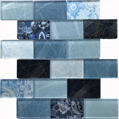 TM-MKG03 Glass Mosaic Building Decor.