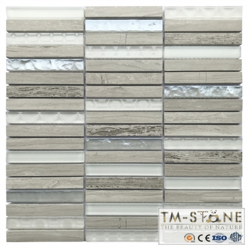 TM-MYG03 Glass and Stone Wall