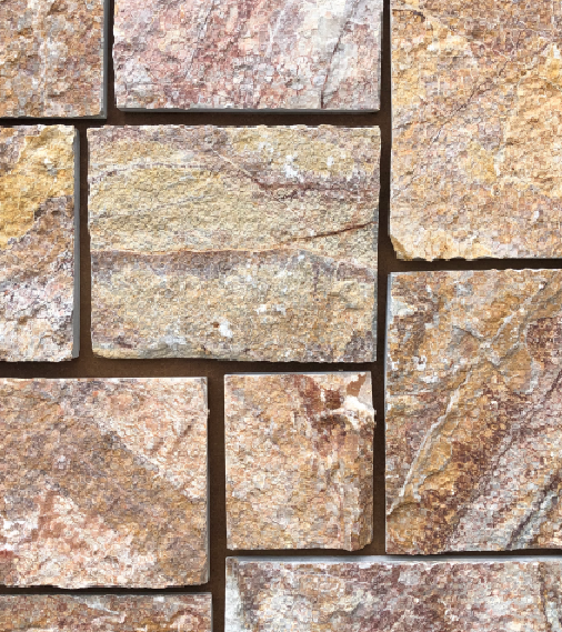 TM-WL034 Pink Loose Stone Wall