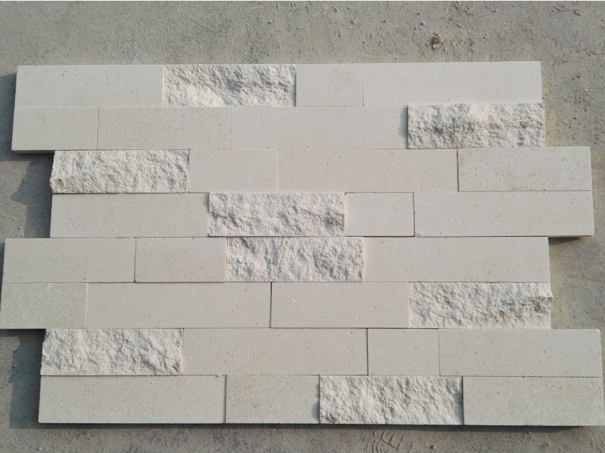 TM-W159X Split and Polished Surface Mixed Stone Bricks Veneers
