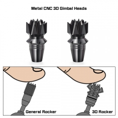 3D CNC Aluminum Alloy Metal Radio Transmitter 3M Stick Ends Jumper T16 / T12 / T8SG / T18 Series 1 Pair