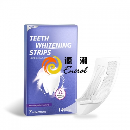 Soluble tooth whitening strips