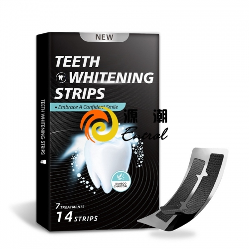 Bamboo charcoal tooth whitening strips