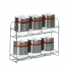 Glass Kitchen storage