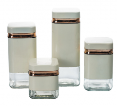 Glass Kitchen storage