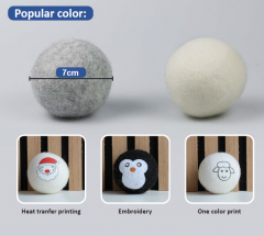 Felt dryer balls