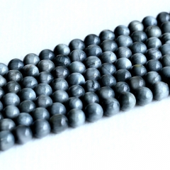 AAA High Quality Natural Genuine Gray Falcon's Eye Eagle Eye Stone Semi-precious stones Round Loose Beads  6-12mm 16" 05206