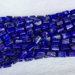 Natural Genuine Raw Mineral Afghanistan Dark Blue Lapis Lazuli  Nugget Free Form Smooth Loose Beads 05383
