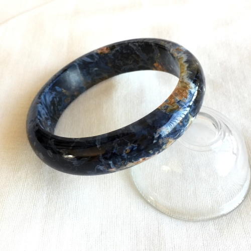 High Quality Genuine Natural Dark Blue Pietersite Bangles Namibia Bracelet Bangle 59mm 2.33 inch