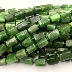 Natural Genuine green Canada Jade Nugget Free Form Loose Smooth Necklace Bracelet Jewelry Beads 06473