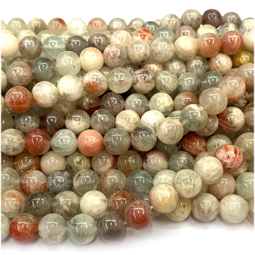Natural Genuine Gold Arusha Sunstone Round Loose Gemstone Stone Beads Jewelry Design Necklace Bracelets 07675