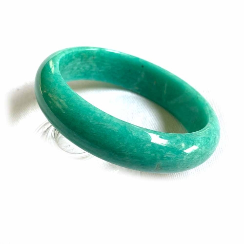 High Quality Real Genuine Natural Blue Green Amazonite Bangle 58mm 2.31inch Bangles 07782