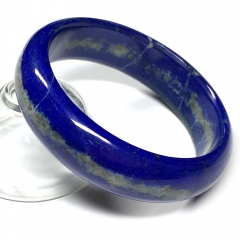 Real Genuine Natural Dark Blue Lapis Lazuli Bangle 61mm 2.4 inch Bangles 08397