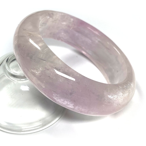 Real Genuine Natural Clear Purple Kunzite Bangle Bracelet Bangles 53.5mm 2.10inch 08400