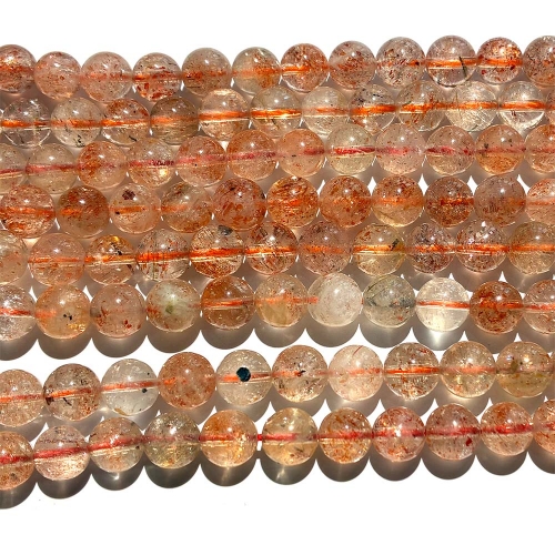 Natural Genuine Orange Gold Oligoclase Sanidine Sunstone Round Loose Beads 4mm 15.5" 08511