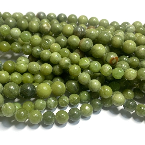 Wholesale Natural Genuine Green Jade Necklaces Bracelets Round Loose Beads 08643