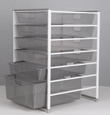 450wide Seven tiered Six drawer cart