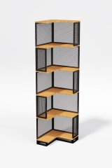corner bookshelf