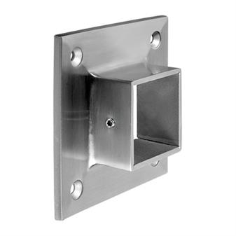 40x40x2.0 mm Wall Railing Flange Grade 304 Satin