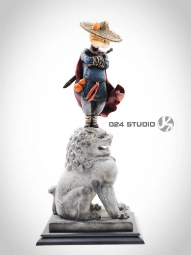 (Sold out)024 Studio Cat Warrior Resin Statue Limited Edition