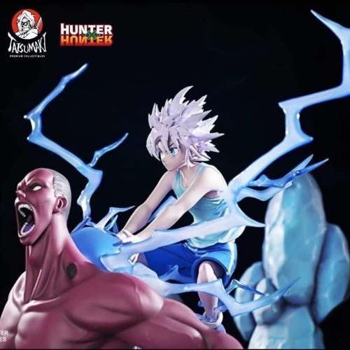 (Pre-order Closed)Hunter Killua Zoldyck VS Menthuthu Youpi By Tatsumaki 1/6 Scale Licensed Statue