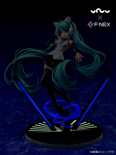 YOWU x F NEX Hatsune Miku Cat Ear Headphone Ver. 1 7 Figure