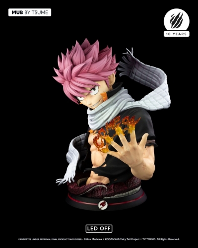 (Sold Out)Fairy Tail Natsu Dragneel Mub 1/1 Scale Bust By Tsume